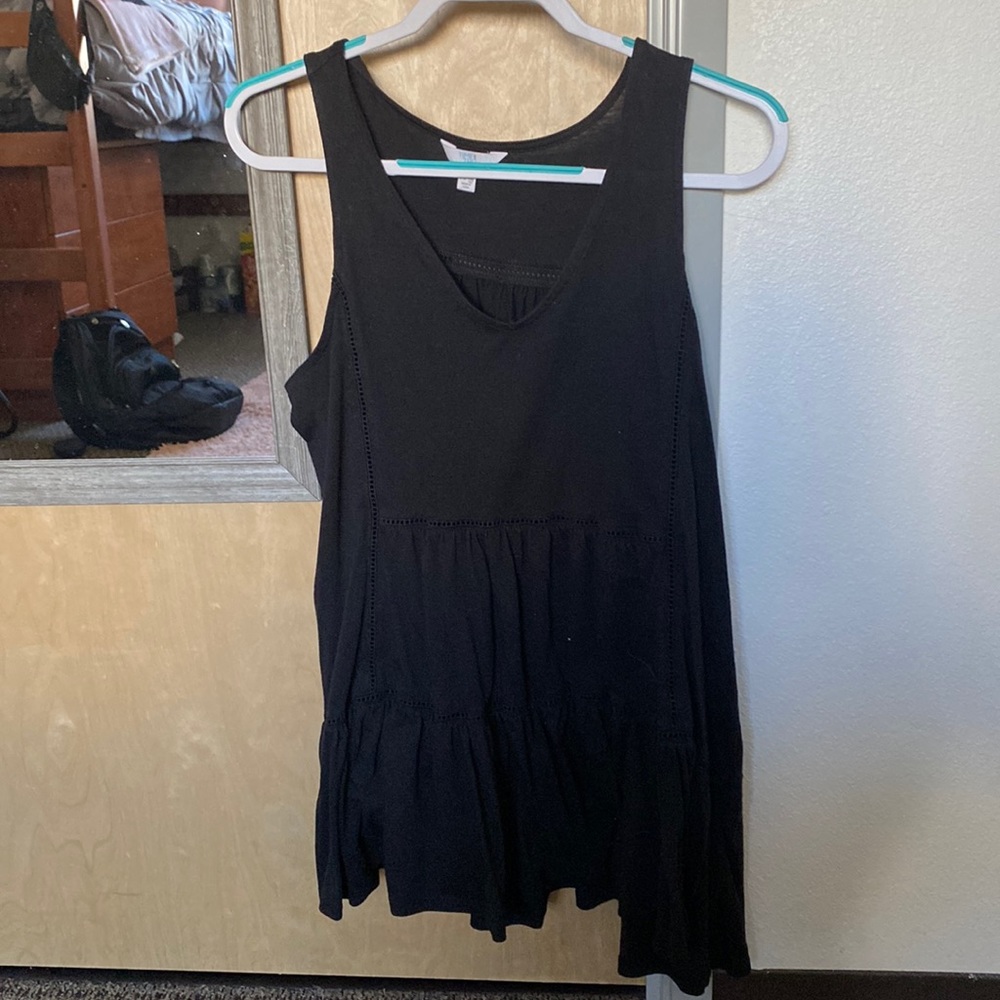 Cute black sundress from time and tru, very cute and comfy!